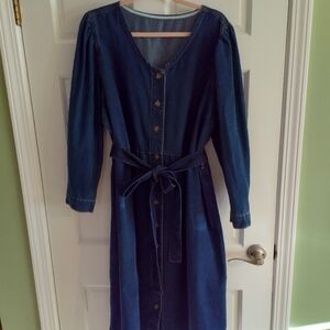 NWOT Beautiful denim dress, never worn